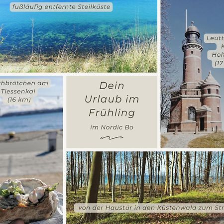 Surendorf Nordic Bo -Wellen Wald Und Wilde Kueste- Strandnahe Doppelhaushaelfte Mit Waldterrasse מראה חיצוני תמונה