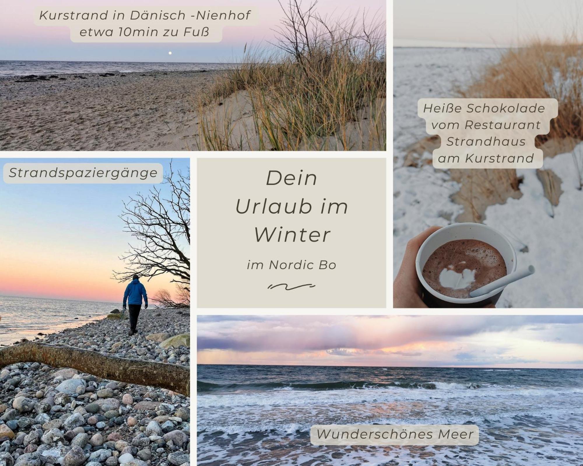 Surendorf Nordic Bo -Wellen Wald Und Wilde Kueste- Strandnahe Doppelhaushaelfte Mit Waldterrasse מראה חיצוני תמונה